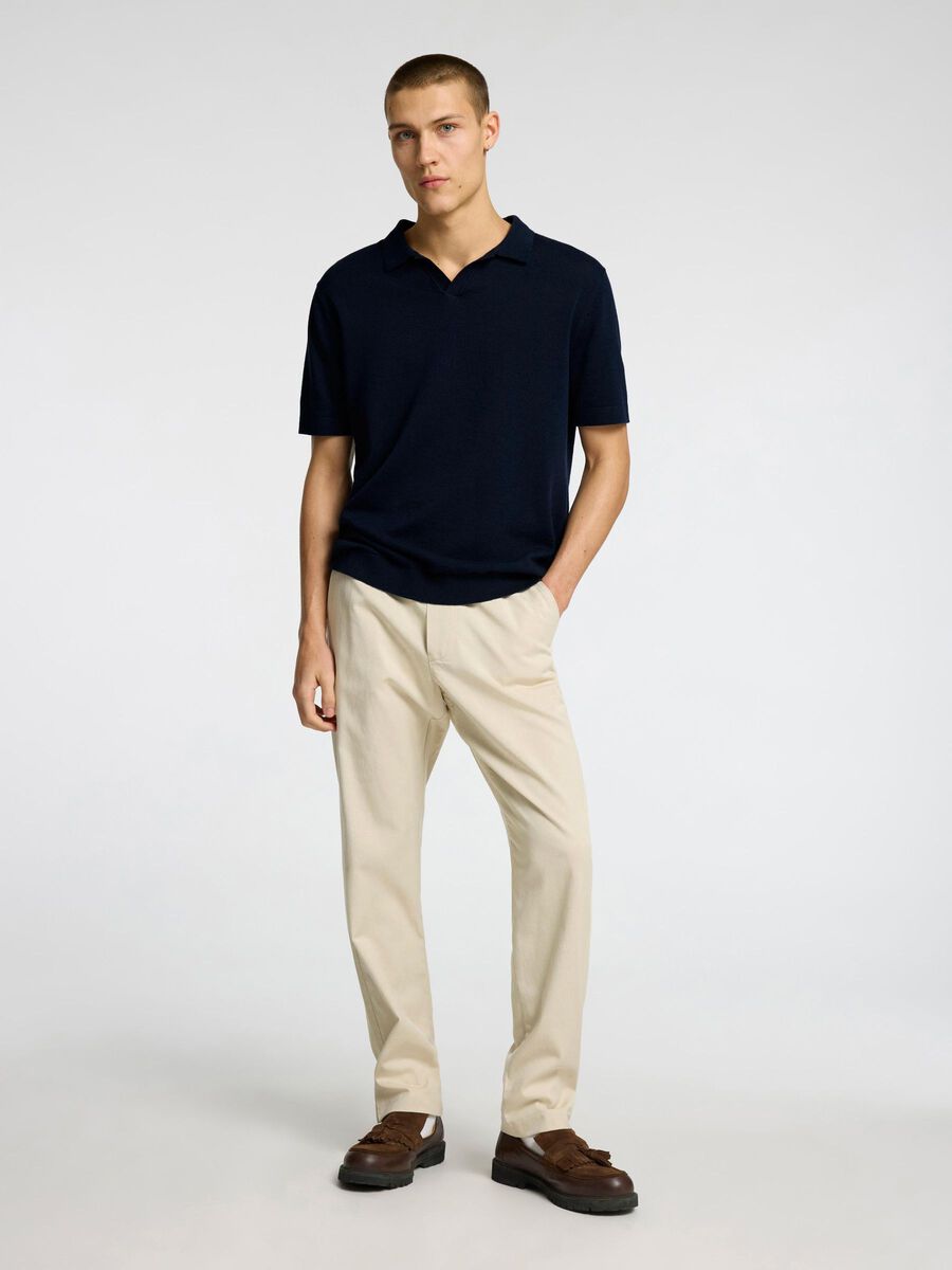 Knit Open Polo