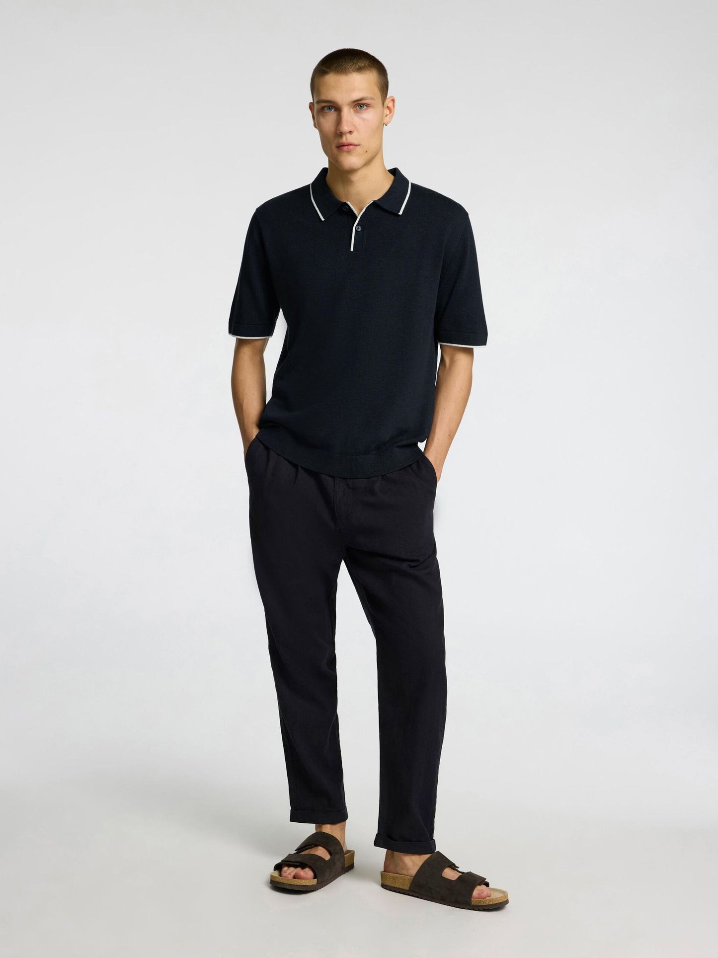 Knit Polo Shirt