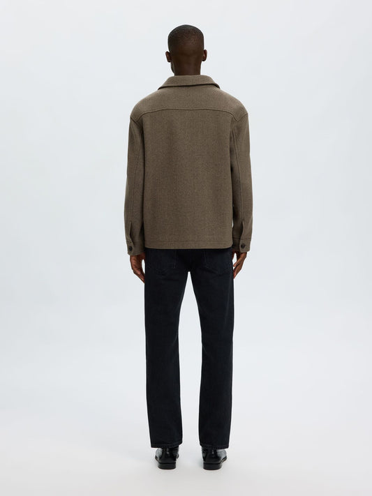 Wool Blend Shacket