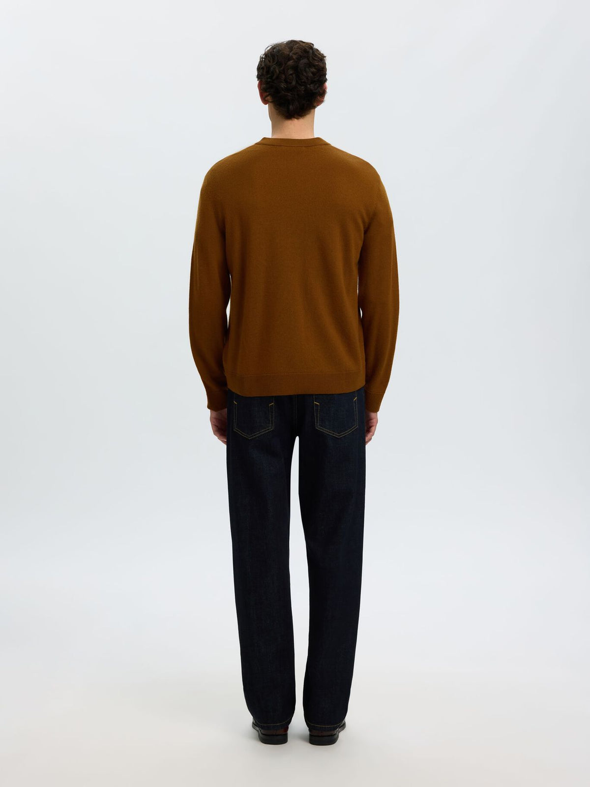Merino Brushed Crew Sweater