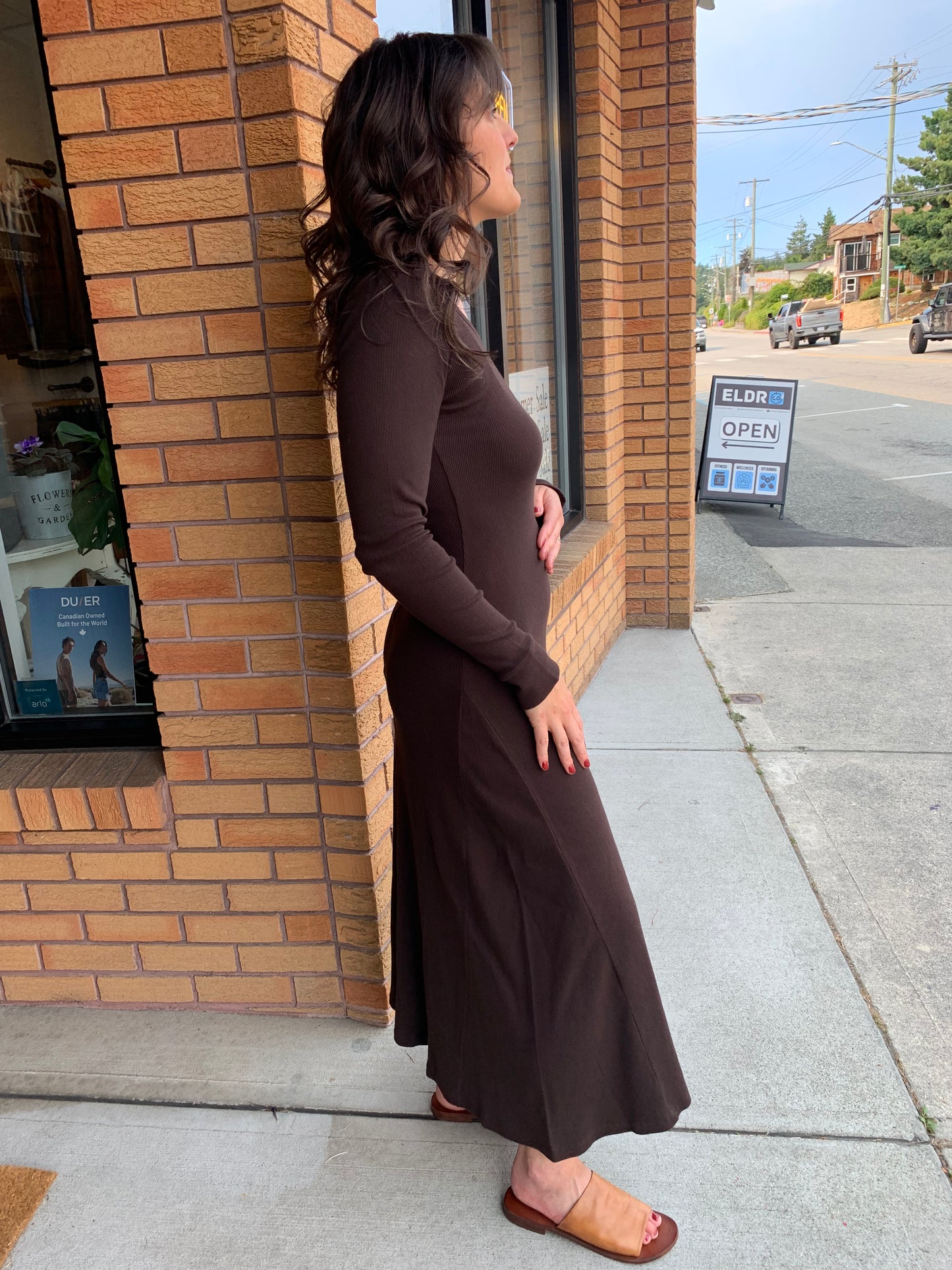 Rib Midi Dress