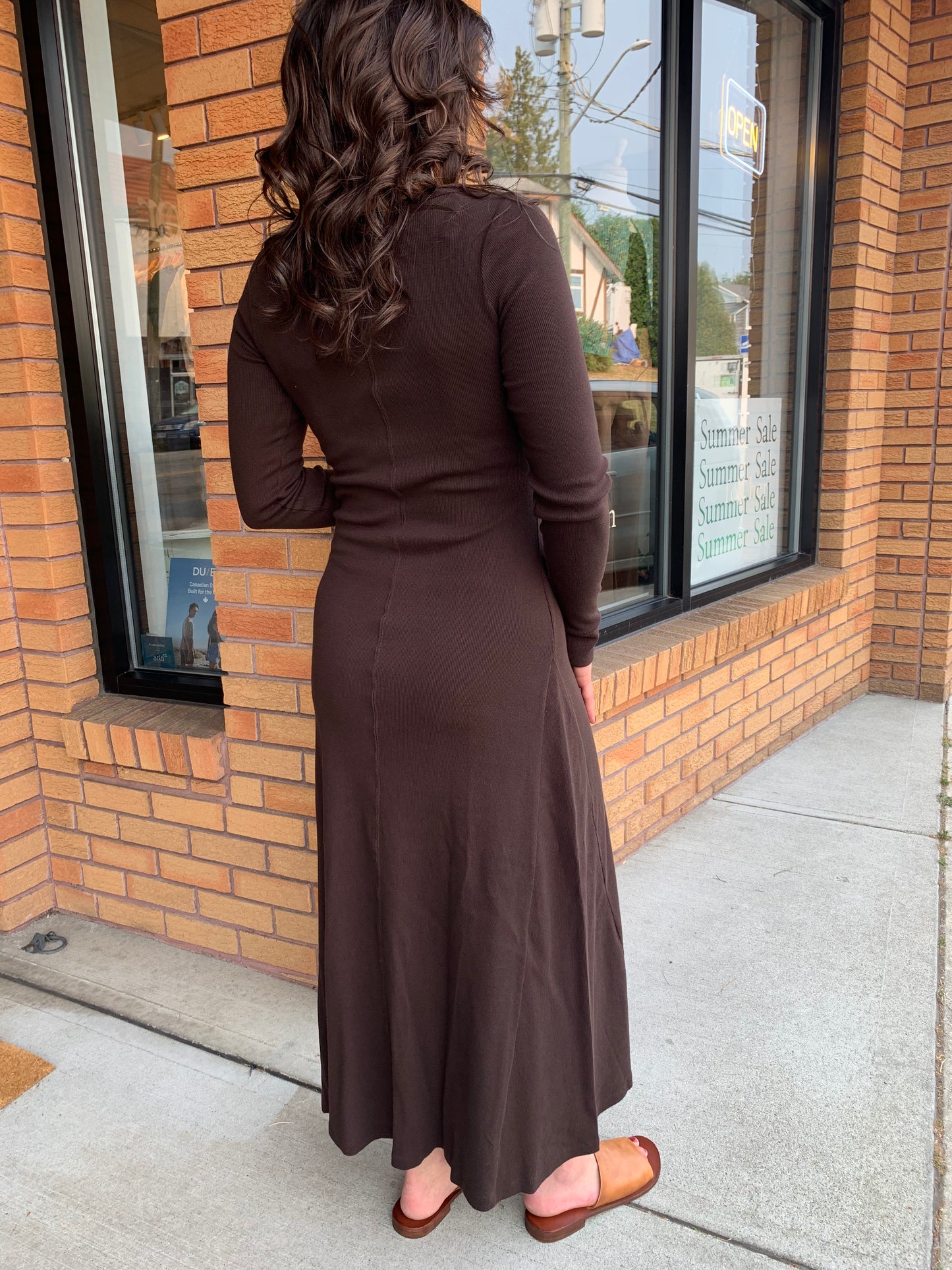 Rib Midi Dress