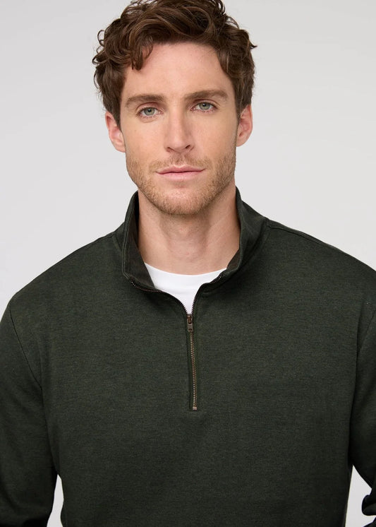 Flannel 1/4 Zip Pullover
