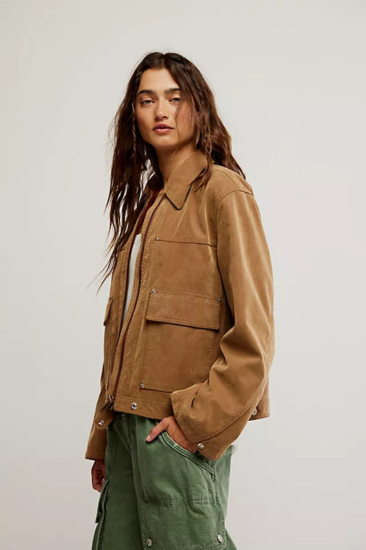 Blair Vegan Suede Jacket