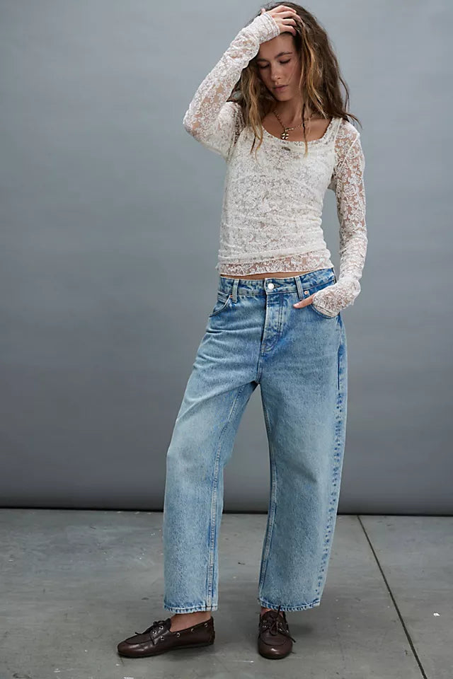 Deep Trance Dropped Boyfriend Jean