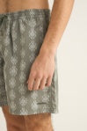 Ornate Stripe Beach Short
