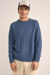 Mohair Fisherman's Knit Sweater