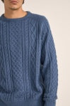 Mohair Fisherman's Knit Sweater