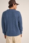 Mohair Fisherman's Knit Sweater
