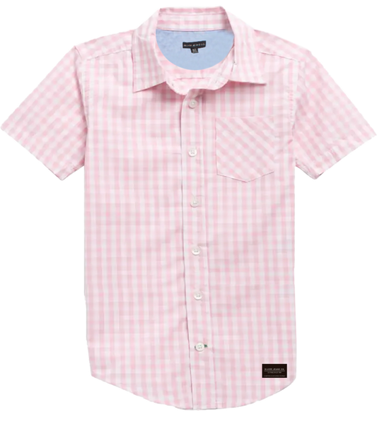 Gingham Plaid Cotton Shirt