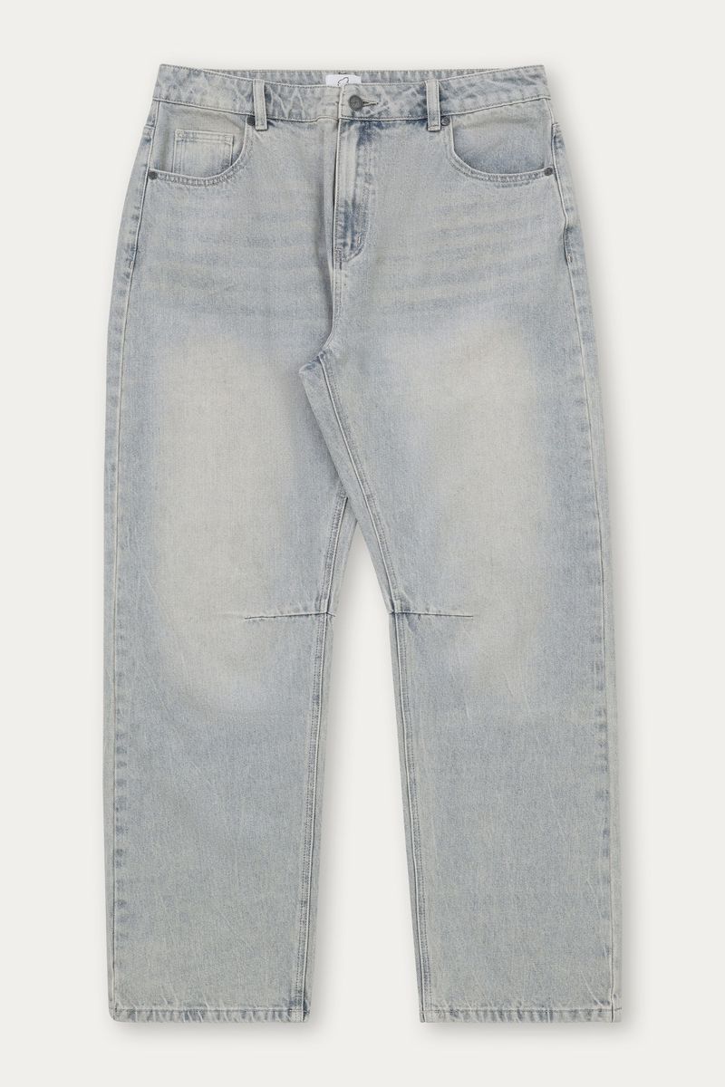 Baggy Darted Denim