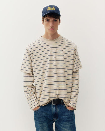 Linen Stripe Tee