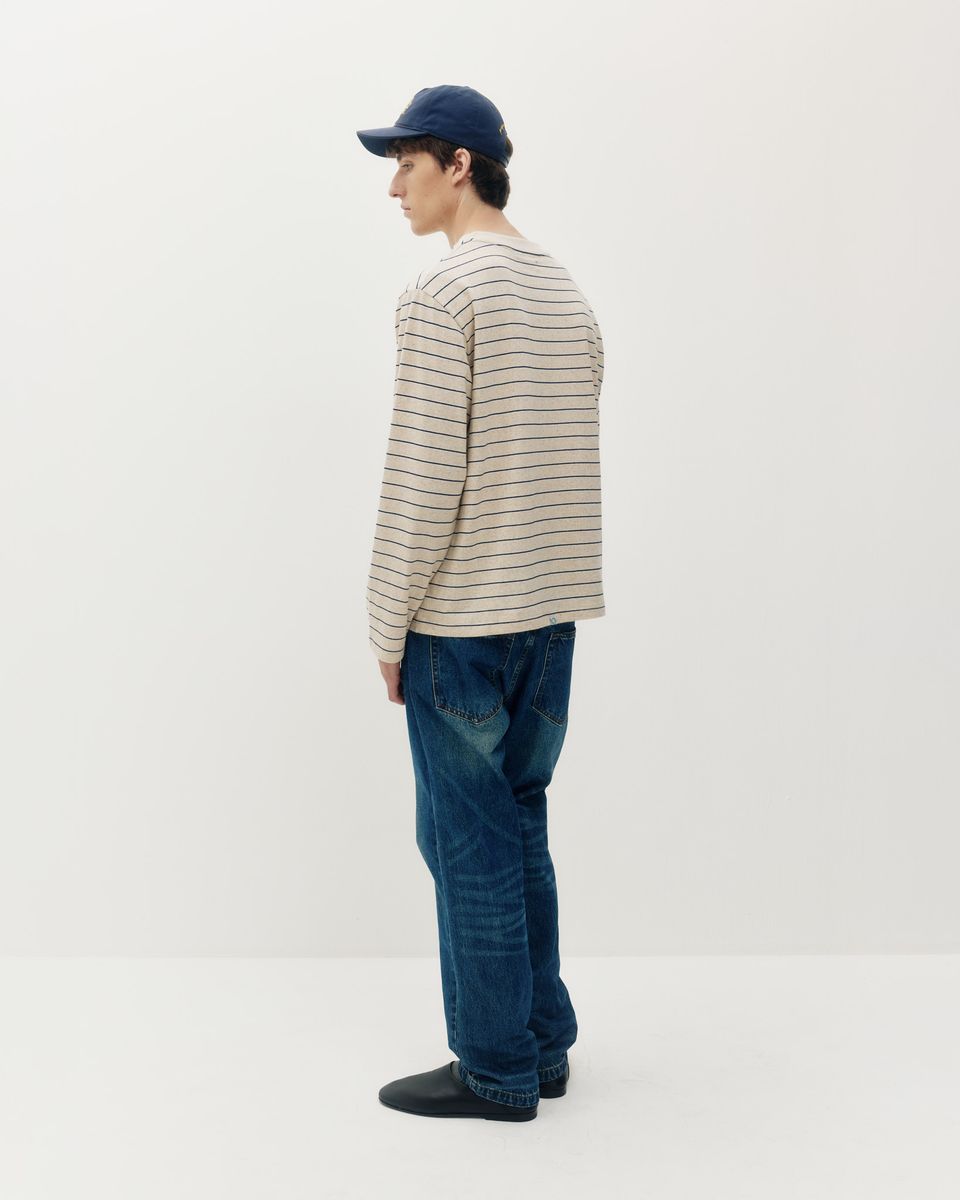 Linen Stripe Tee