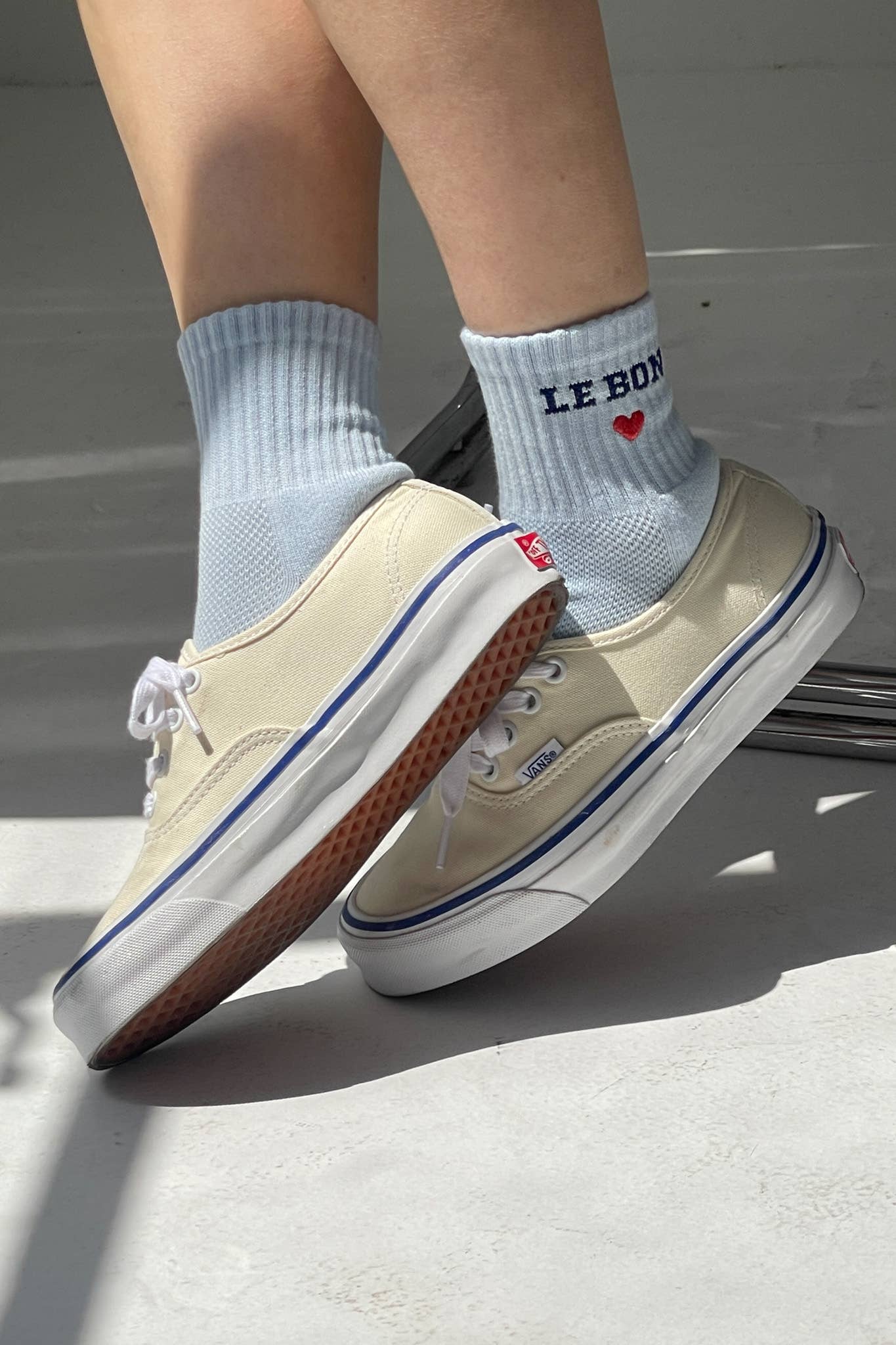 Embroidered Crew Socks