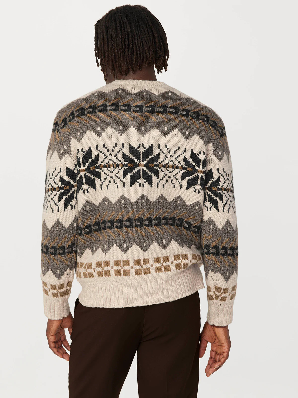 Jacquard Sweater in Lambswool