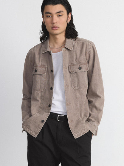 Natural Dye Denim Overshirt
