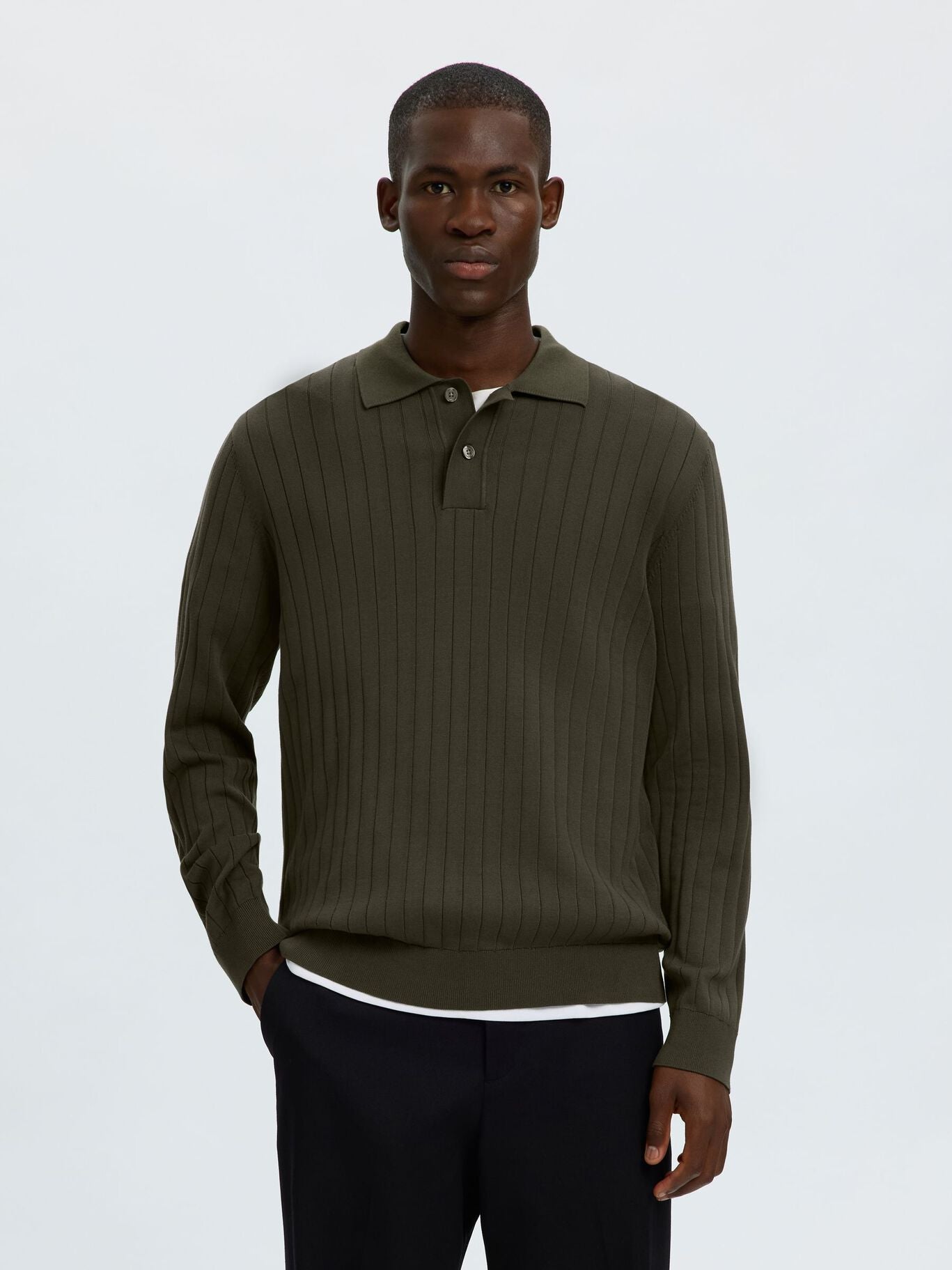 Knit Rib Polo