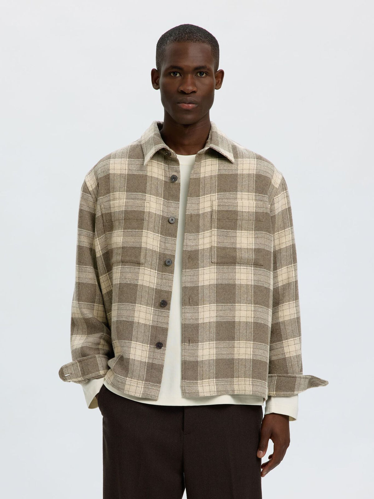 Wool Blend Overshirt