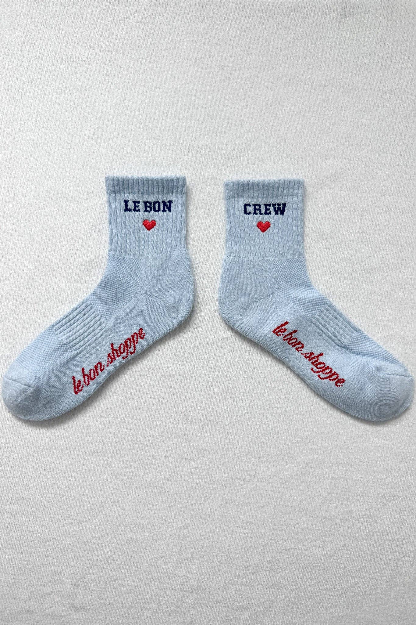 Embroidered Crew Socks