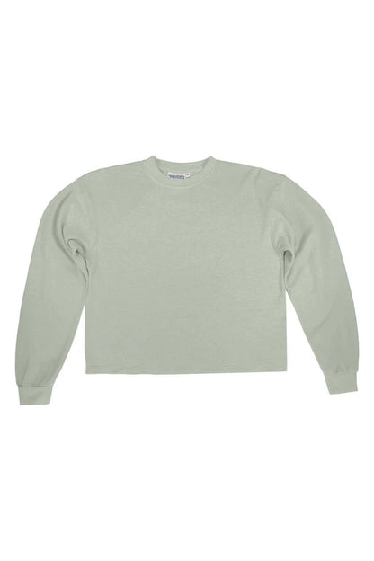 Cropped Long Sleeve Tee