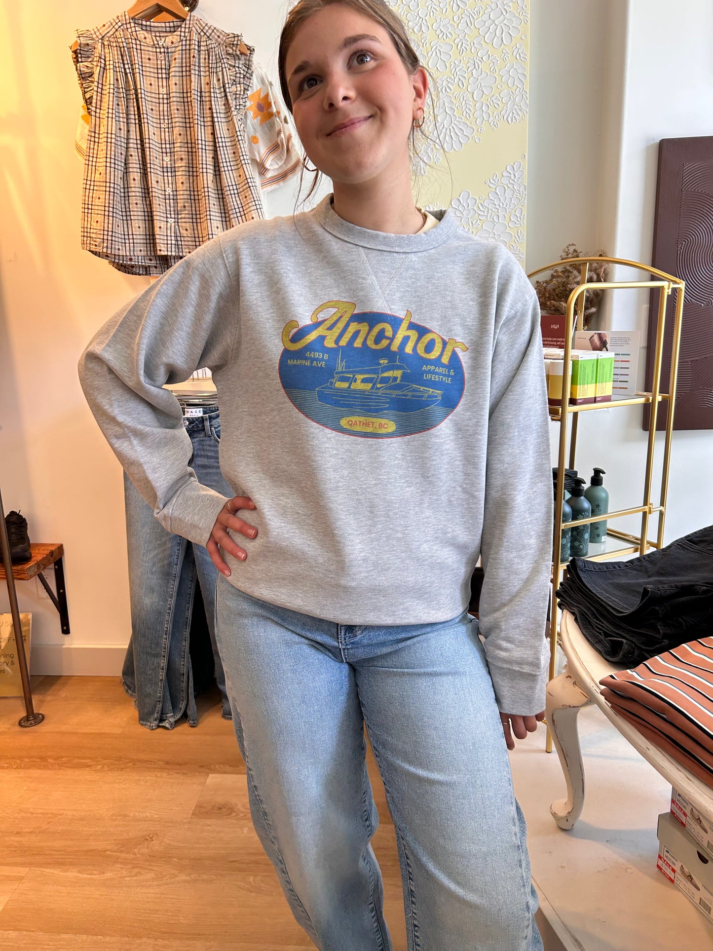 Anchor Tug Boat Sweatshirt