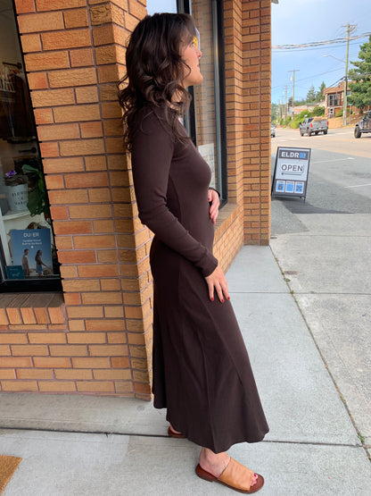 Rib Midi Dress