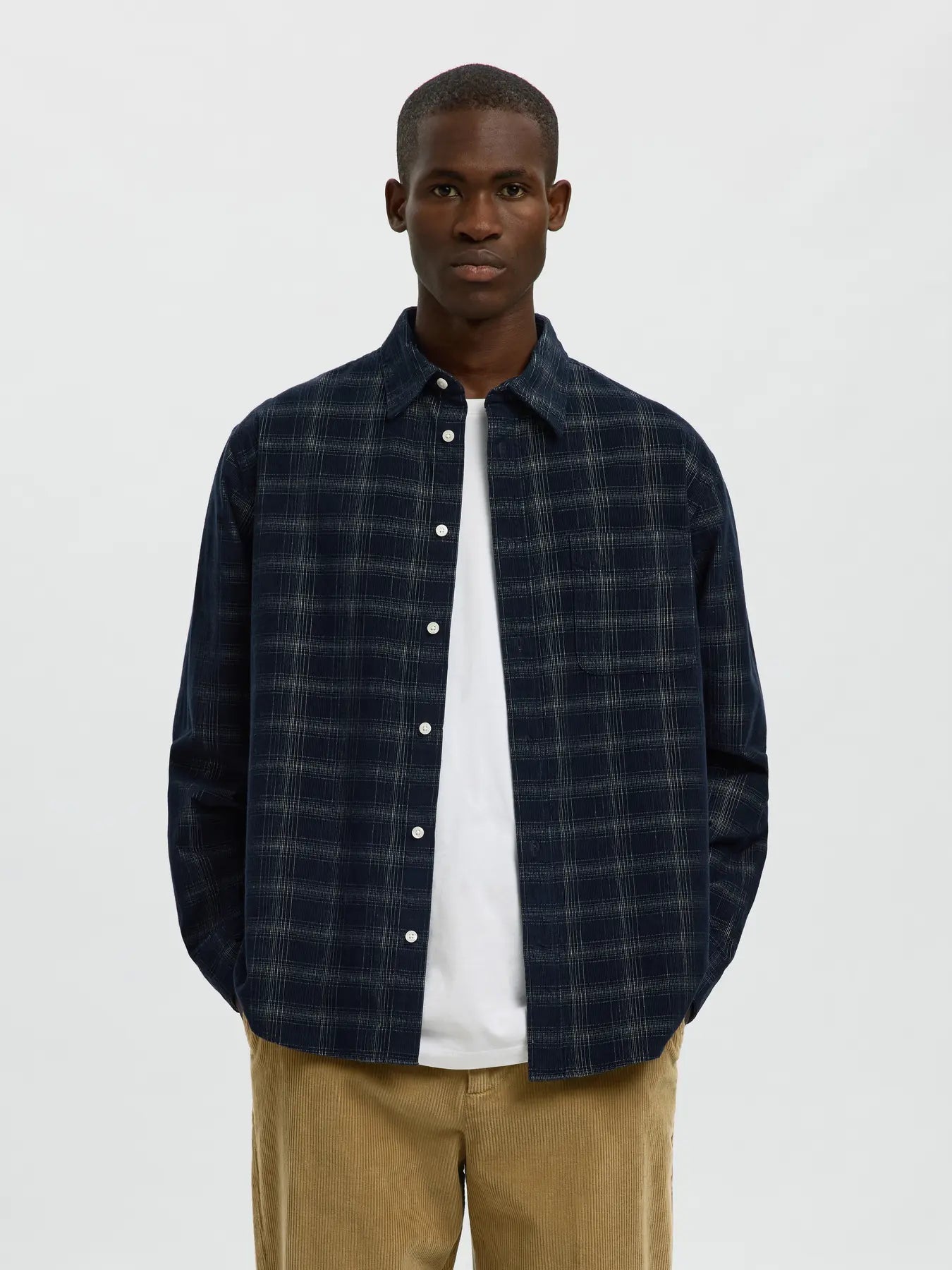 Cord Check Shirt