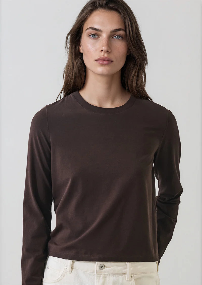 Pima Cotton Stretch Long Sleeve