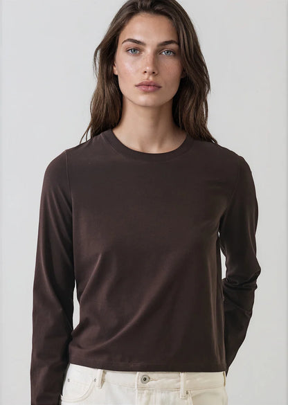 Pima Cotton Stretch Long Sleeve