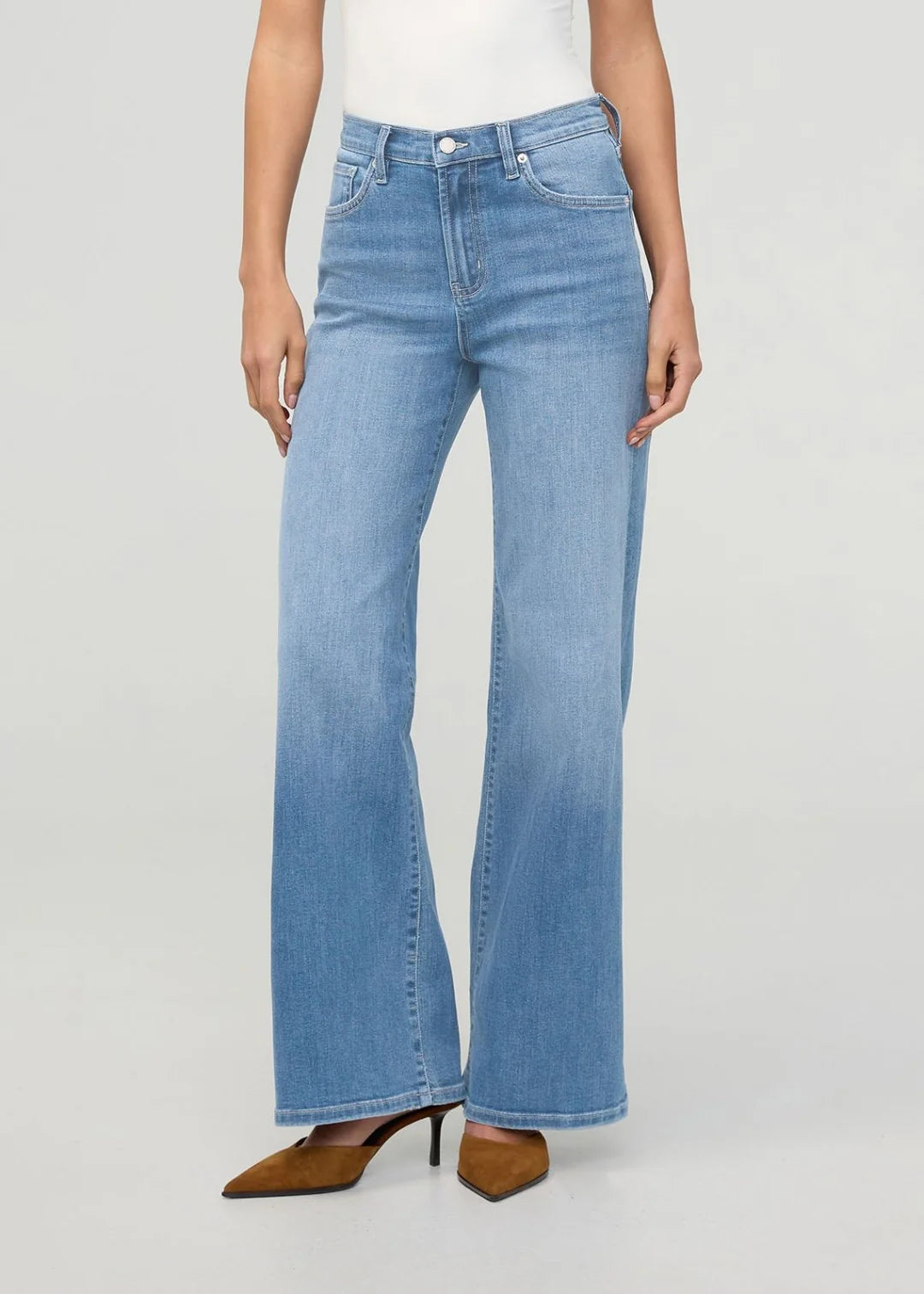 Denim+ High Rise Wide Leg