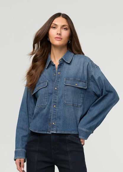 Denim Lite Boxy Shirt