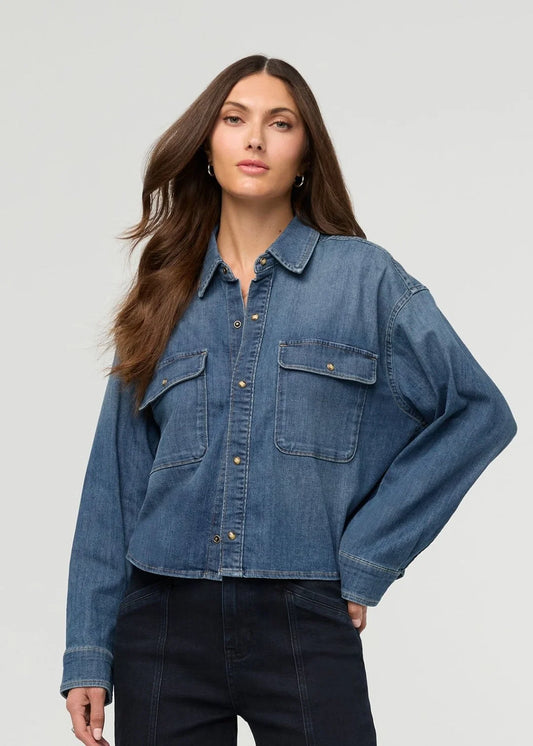Denim Lite Boxy Shirt