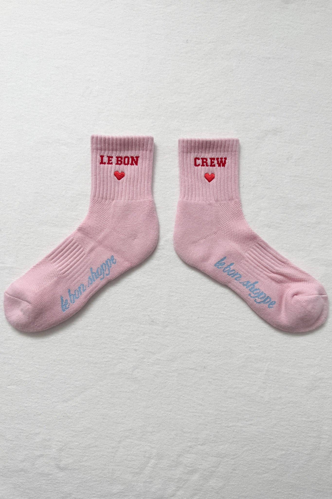 Embroidered Crew Socks