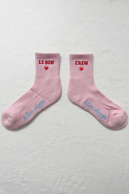 Embroidered Crew Socks