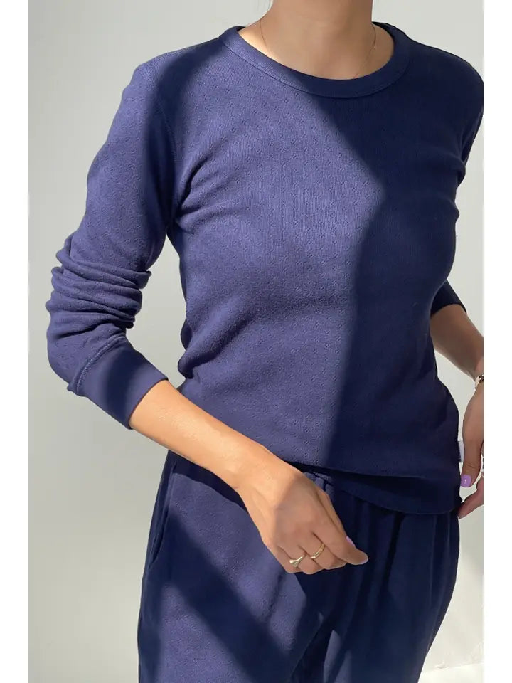 Pointelle Fundamental Tee