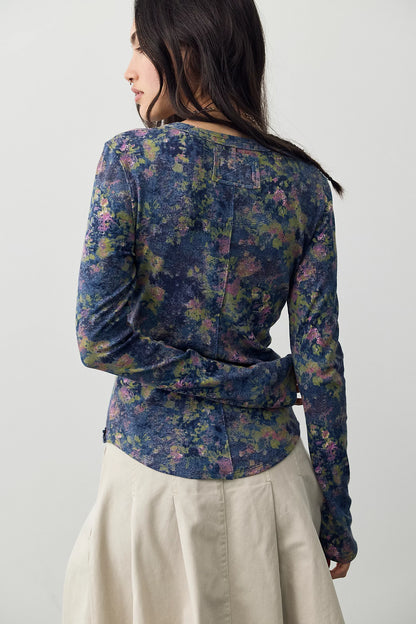 Jamie Printed Henley