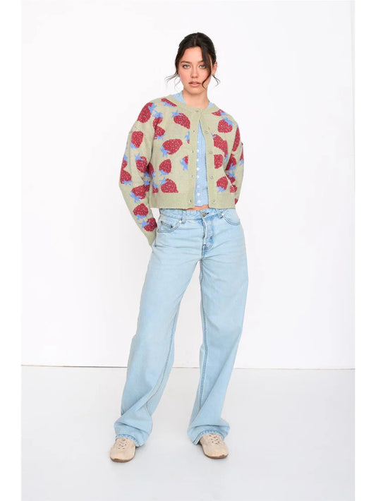 Strawberry Cardi