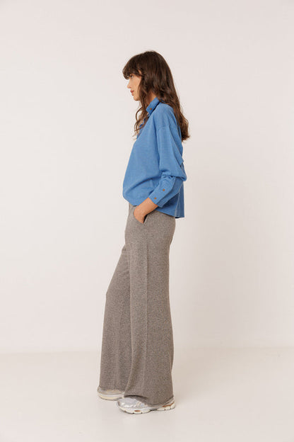 Wide Leg Cashmere Pant